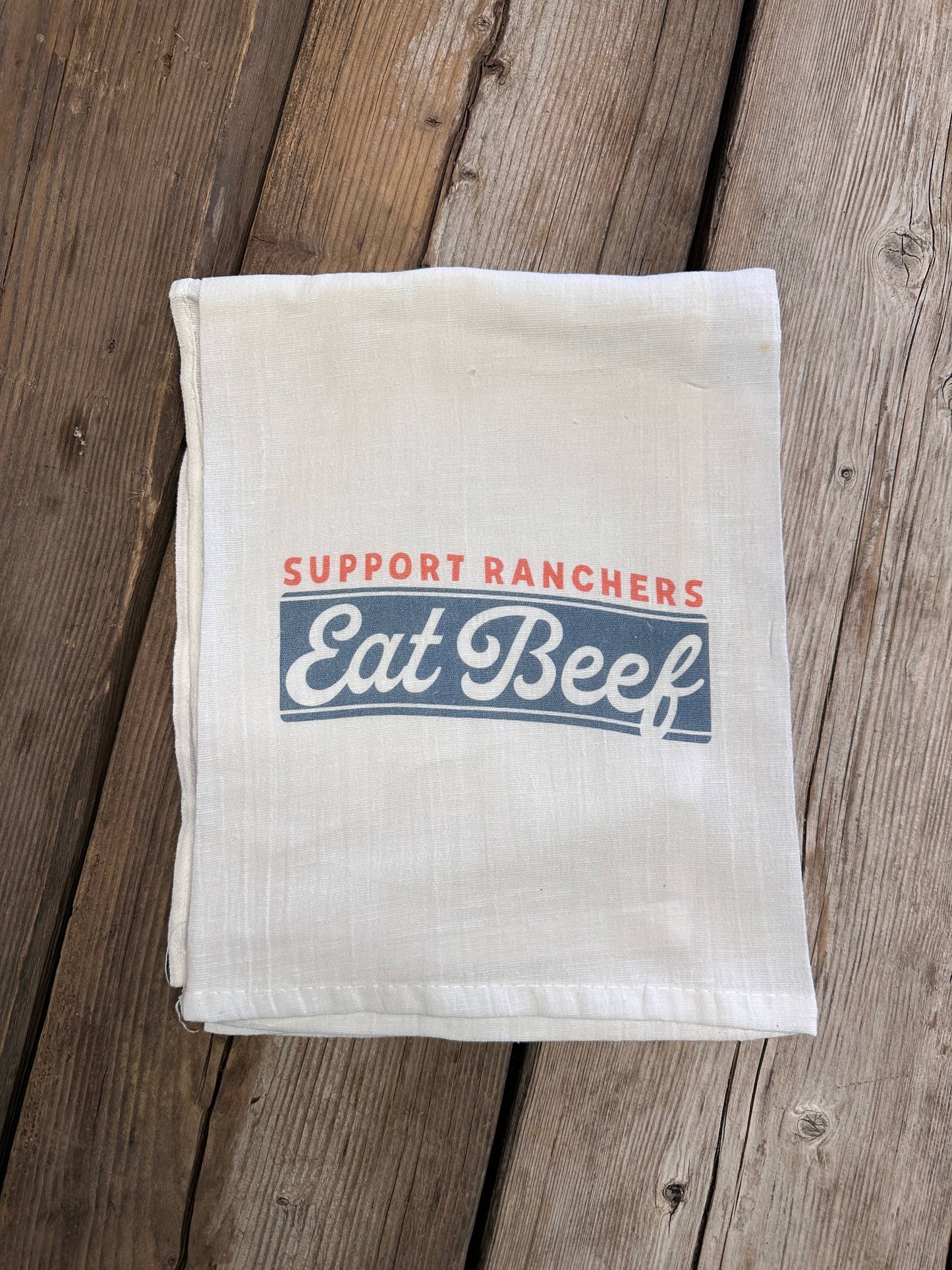 Support Ranchers - Western Tea Towel