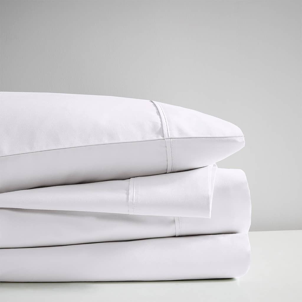 Cooling 600 Thread Count 4 Pieces Cotton Sheets Set
