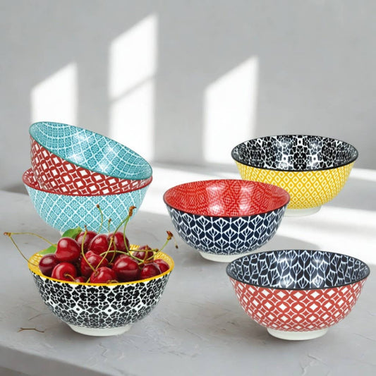 Color Festival 6" Bowl (set of 6)