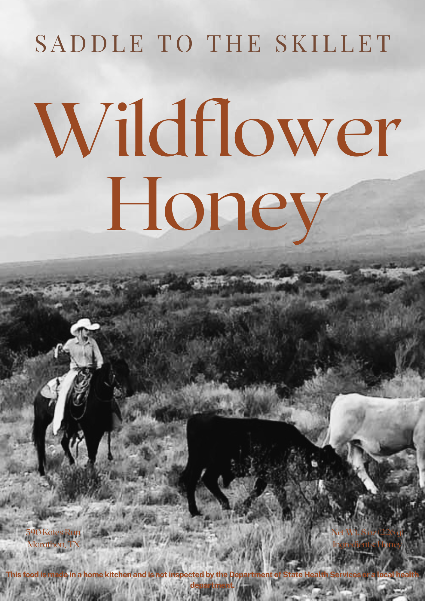 Wildflower Honey 6 oz